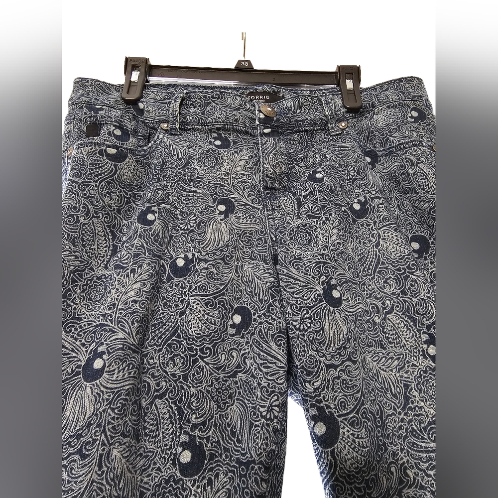 Torrid Skull Print Stretch Jeans